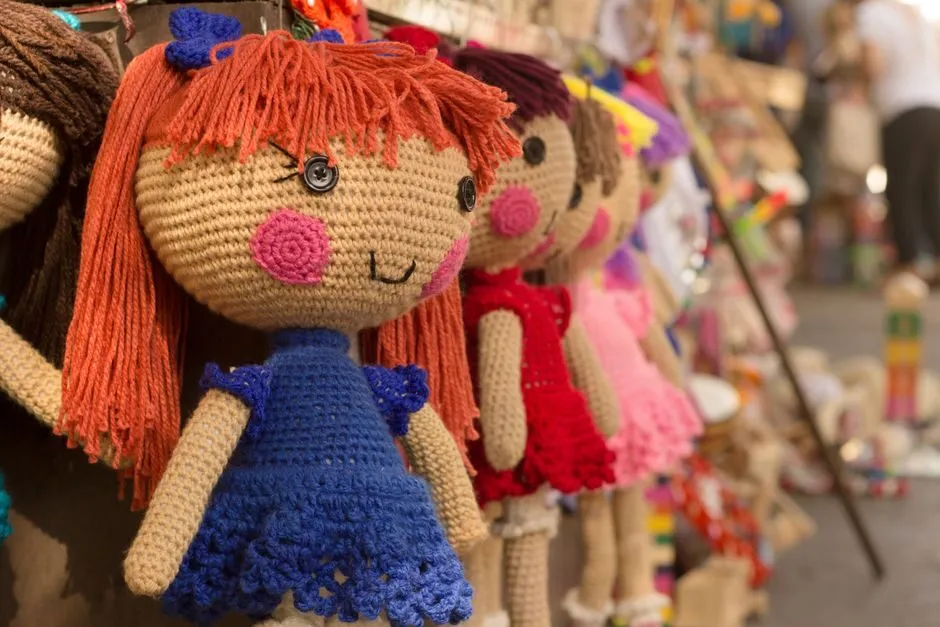 hình ảnh búp bê vải handmade dễ thương