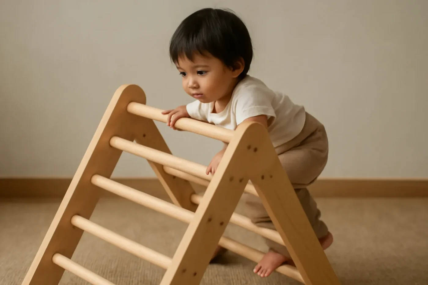 Đồ chơi bậc thang vận động Montessori